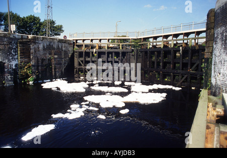 Manchester Ship Canal Lancashire UK Europe Banque D'Images