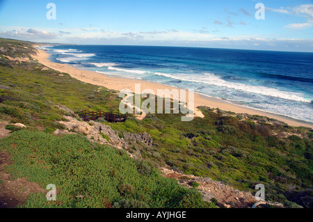 La côte près de Gnarabup, Prevelly Leeuwin Naturaliste National Park Région de Margaret River en Australie de l'Ouest Banque D'Images