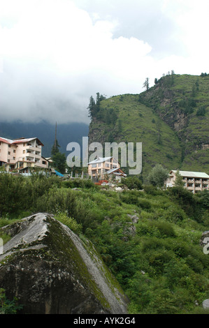 L'Inde près de Vashisht Manali Kullu Himachal Pradesh District Nord de l'Inde paysage de montagne Banque D'Images