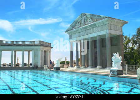 Nepture extérieure à Hearst Castle Hôtel Particulier propriété de William Randolph Hearst Banque D'Images