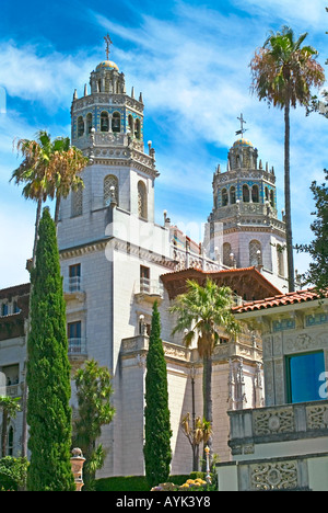 Hearst Castle Hôtel Particulier propriété de William Randolph Hearst, situé à San Simeon en Californie USA Banque D'Images