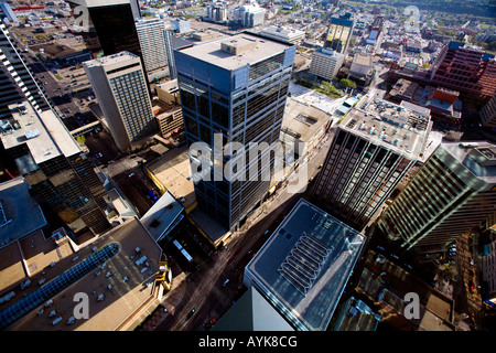 De l'antenne centre-ville d'Edmonton, Alberta, Canada Banque D'Images