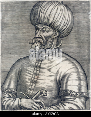 Thevet Ottoman Mehmed II Banque D'Images