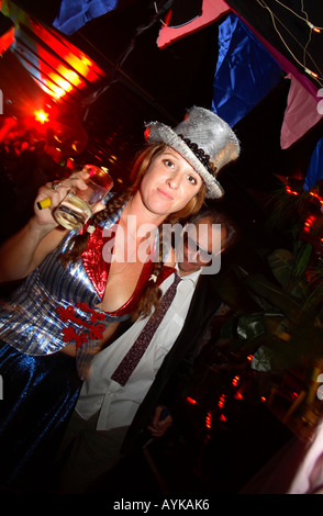 Invités lors d'une Peur et dégoût à Las Vegas party, juin 2006, Londres Banque D'Images
