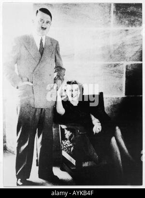 Adolf Hitler et Eva Braun