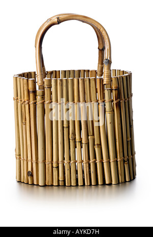sac en bambou Banque D'Images