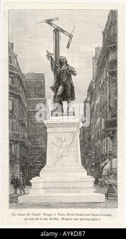 Claude Chappe 1763 1805 Banque D'Images