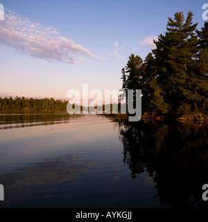 Le lac des Bois, Ontario, Canada Banque D'Images