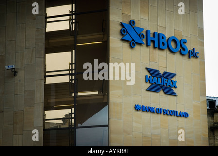 Ac de Halifax Bank of Scotland Britains plus grand prêteur hypothécaire Banque D'Images