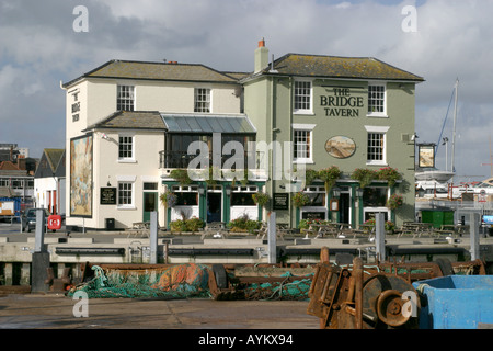 Portsmouth Pubs UK Le Pont Tavern Banque D'Images