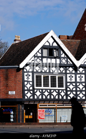 High Street, Worcester, Worcestershire, Angleterre, RU Banque D'Images