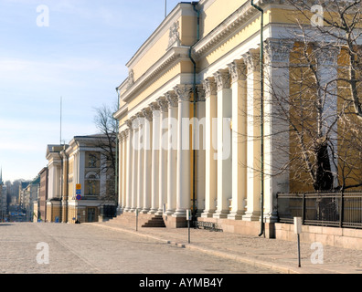 La bibliothèque de l'Université de Helsinki, Finlande, Europe. 1840, l'architecte Carl Ludvig Engel. Banque D'Images