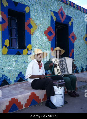 Village culturel Basotho Afrique du Sud de l'État libre d'Orange d'une tribu RSA Banque D'Images