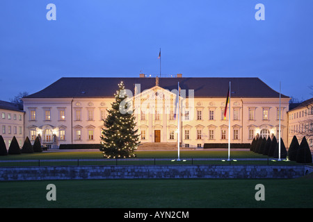 Europa Europe Allemagne Deutschland Berlin Mitte château Schloss Bellevue économiques résultant des Bundespraesidenten Weihnachten Christmas Banque D'Images