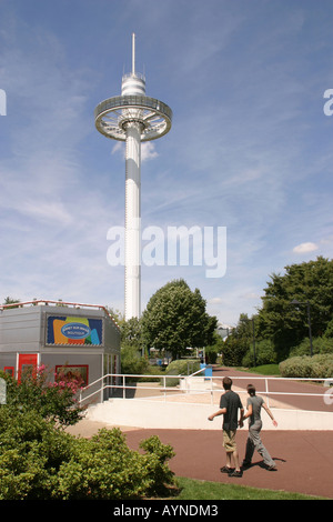 Gyrotour au Futuroscope près de Poitiers Banque D'Images