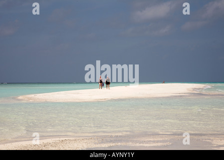 À quelques îles Maldives Banque D'Images