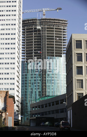 Beetham Towerat Holloway Circus un usage mixte de tour en construction dans le centre de Birmingham England UK Banque D'Images