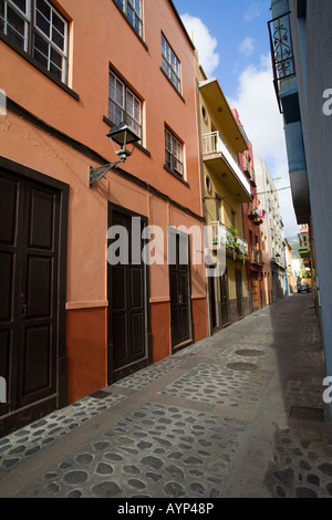 Dans la rue Puerto de Tazacorte Banque D'Images