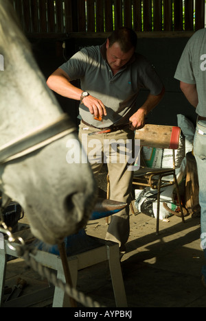 Faire de l'chaussures à la great Yorkshire Show Banque D'Images