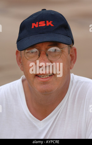 BRITISH LAND SPEED RECORD TENTATIVE DRIVER MARK NEWBY Banque D'Images