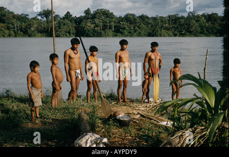 Colombie Région Choco Tribu Noanama Banque D'Images