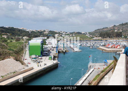 Le Portugal, l'avis de Marina de Albufeira Banque D'Images