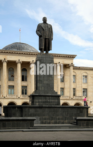 Statue de Joseph Staline. La place de Staline, Gori, Géorgie, Asie du Sud-Ouest Banque D'Images