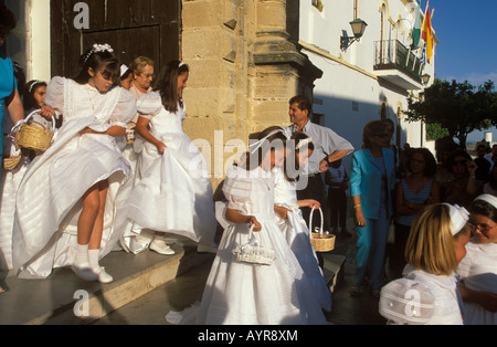 Fête du Corpus Christi, Conil de la Frontera, Costa de la Luz, Cadix Province, Andalusia, Spain Banque D'Images