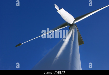 Les nouvelles éoliennes au nord du Devon Rackenford Banque D'Images