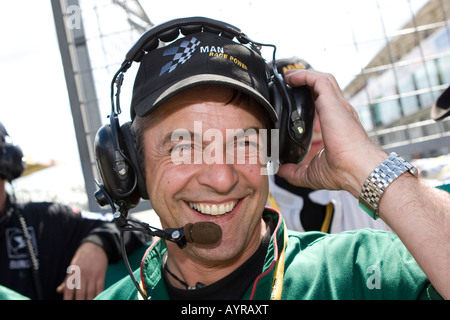 Mécanicien, Truck Grand Prix, Nuerburgring, Adenau, Eifel, Rhénanie-Palatinat, Allemagne, Europe Banque D'Images