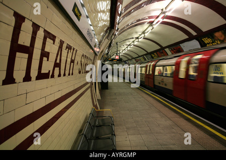 La station de métro Hampstead, métro de Londres, Londres, Angleterre, Royaume-Uni Banque D'Images