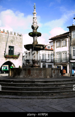 Praça da República, Viana do Castelo, Portugal Banque D'Images