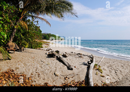 Plage de Santa Teresa, Mal Pais, Péninsule de Nicoya, Costa Rica, Amérique Centrale Banque D'Images