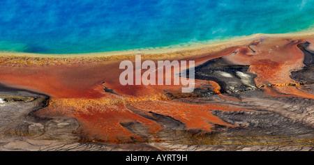 Grand Prismatic Spring, Yellowstone National Park, Wyoming, USA Banque D'Images