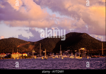 0488 Simson Bay Marina Sint Maarten Antilles néerlandaises Antilles Caraïbes Banque D'Images