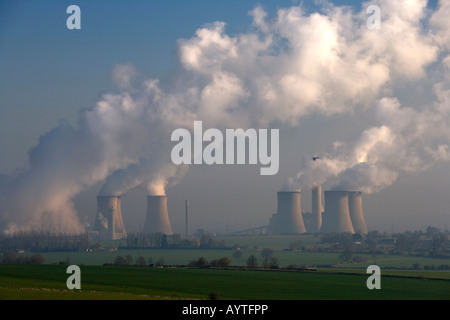 Centrale thermique au charbon, Didcot, Oxfordshire, Angleterre Banque D'Images