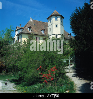 Schloss Lindenhof à Radolfzell, Bodensee, Bade-Wurtemberg Banque D'Images