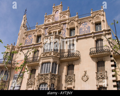 Le Gran Hotel Palma ouvert en 1903 maintenant une galerie d'Art Banque D'Images