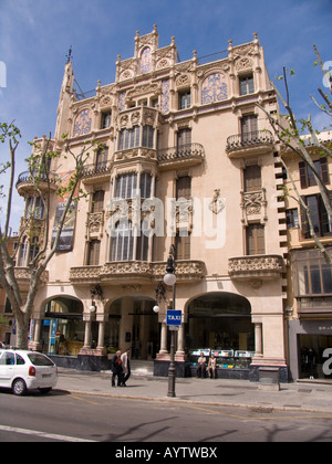 Le Gran Hotel Palma ouvert en 1903 maintenant une galerie d'Art Banque D'Images