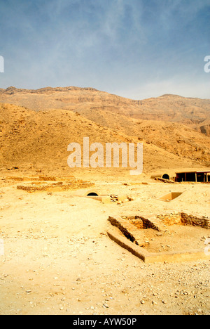 Tombes de la Vallée des Reines près de Louxor en Égypte Banque D'Images