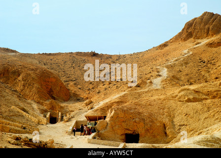 Tombes de la Vallée des Reines près de Louxor en Égypte Banque D'Images