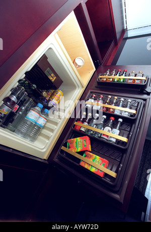 Un hôtel d'un mini-bar Banque D'Images