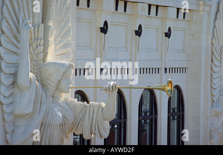 Ange sur la Bass Performance Hall le centre-ville de Fort Worth au Texas nous 2004 Banque D'Images