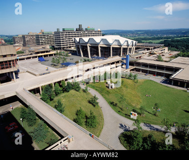 Blick über die Ruhruniversitaet à Bochum, Ruhr, Allemagne Banque D'Images