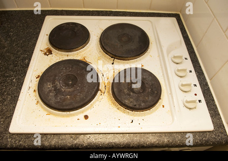 Utilisé cuisinière électrique Banque D'Images