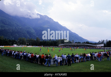 Liechtenstein contre Roumanie, coupe du monde (France 1998) match de qualification à Essen. Banque D'Images
