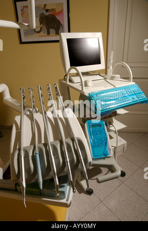 outils de dentiste Banque D'Images