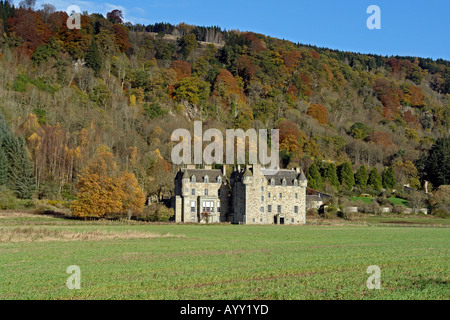 Castle Menzies accueil du Clan Menzies en dehors de Aberfeldy dans le Perthshire Banque D'Images