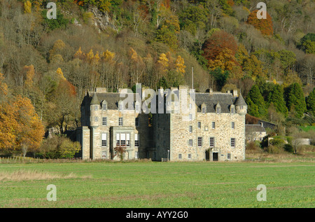 Castle Menzies accueil du Clan Menzies en dehors de Aberfeldy dans le Perthshire Banque D'Images