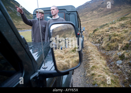 Vous pourrez photographier red deer, Alladale Estate, Ecosse Banque D'Images